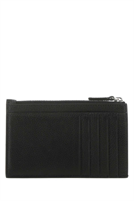 Чорний шкіряний картхолдер Black BALENCIAGA (6405351IZI3)