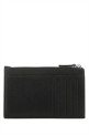 Чорний шкіряний картхолдер Black BALENCIAGA (6405351IZI3)
