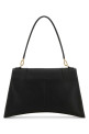 Чорна шкіряна сумка через плече «Hourglass» від BALENCIAGA (8107332ABF9)