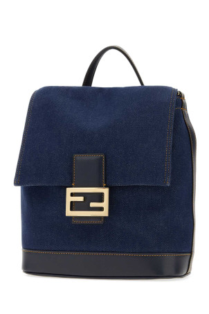 Denim backpack FENDI (8BZ057AWVF)