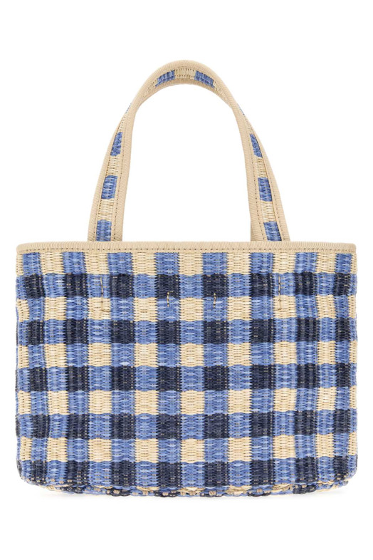 Мини-сумочка для пляжа из рафии с вышивкой JIMMY CHOO (BEACHTOTEEWMINIHEE)