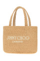Мини-сумка из рафии для пляжа JIMMY CHOO (BEACHTOTEEWMINIJYN)