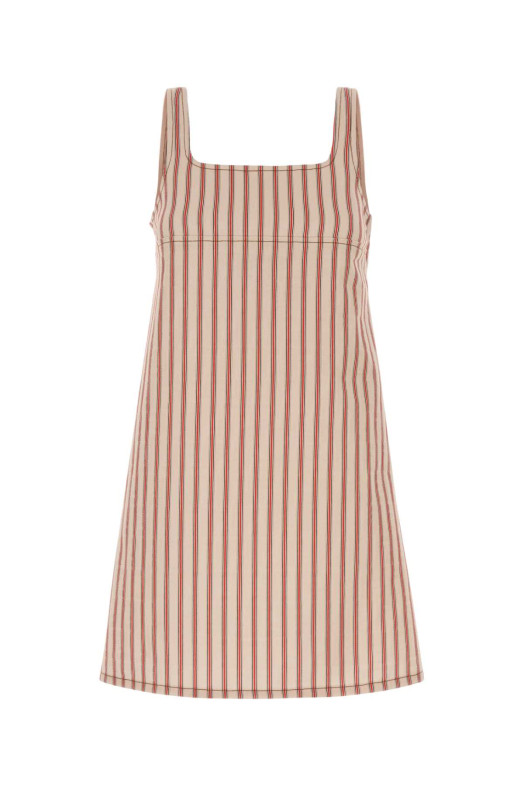 Embroidered denim mini dress FENDI (FLD573AOHT)