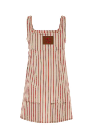 Embroidered denim mini dress FENDI (FLD573AOHT)