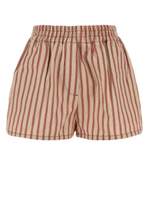 Embroidered denim shorts FENDI (FLP897AOHT)