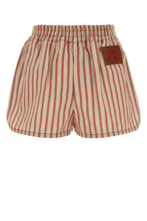 Embroidered denim shorts FENDI (FLP897AOHT)