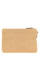 Клатч из рафии JIMMY CHOO (ZIPPEDFLATPOUCHJYN)