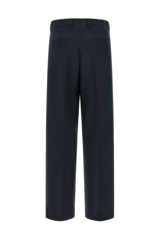 Kid mohair pants Blue