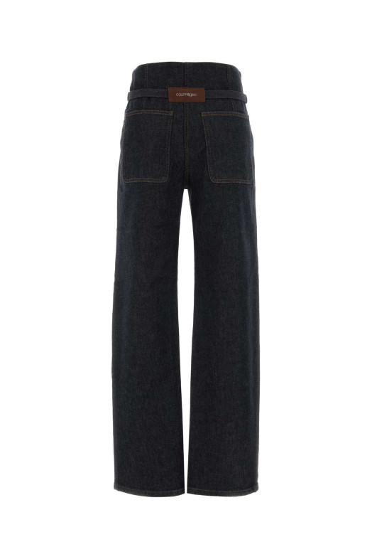 Джинсы из стрейч-денима COURREGES (226DPA454DE0035)