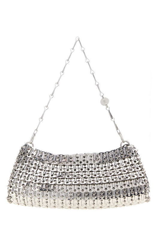 Сумка через плечо RABANNE 1969 с серебристой металлической цепочкой (26ESS0572MET817)