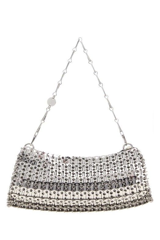 Сумка через плечо RABANNE 1969 с серебристой металлической цепочкой (26ESS0572MET817)