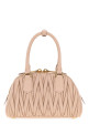 Pink nappa leather Arcadie handbag MIU MIU (5BB191VOLOAN88)