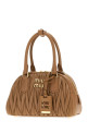 Сумка Arcadie из кожи наппа цвета «верблюжий» от MIU MIU (5BB191VOLOAN88)