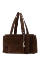 Dark brown suede Utilitaire shopping bag MIU MIU (5BG335VPOO2CSS)