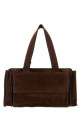 Dark brown suede Utilitaire shopping bag MIU MIU (5BG335VPOO2CSS)