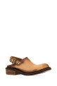 Camel leather Foule slippers MIU MIU (5R667EFA0455OD)
