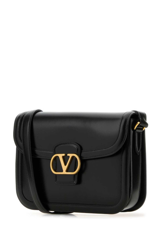 Black leather 9TO5 shoulder bag Black VALENTINO GARAVANI (6W2B0R15UHF)