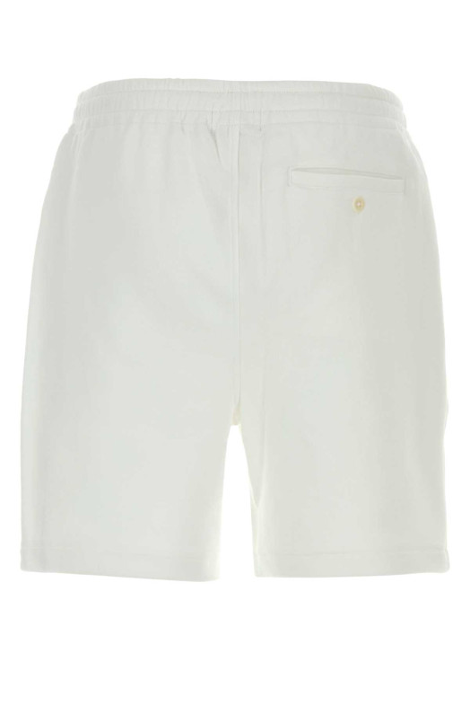 Белые бермуды из смешанного хлопка, черные, POLO RALPH LAUREN (710A12486)