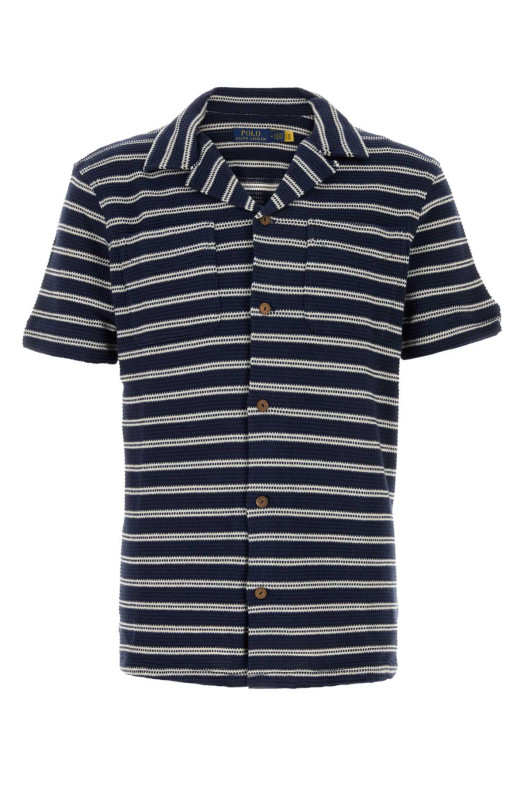 Рубашка из хлопковой смеси с вышивкой POLO RALPH LAUREN (710A13005)