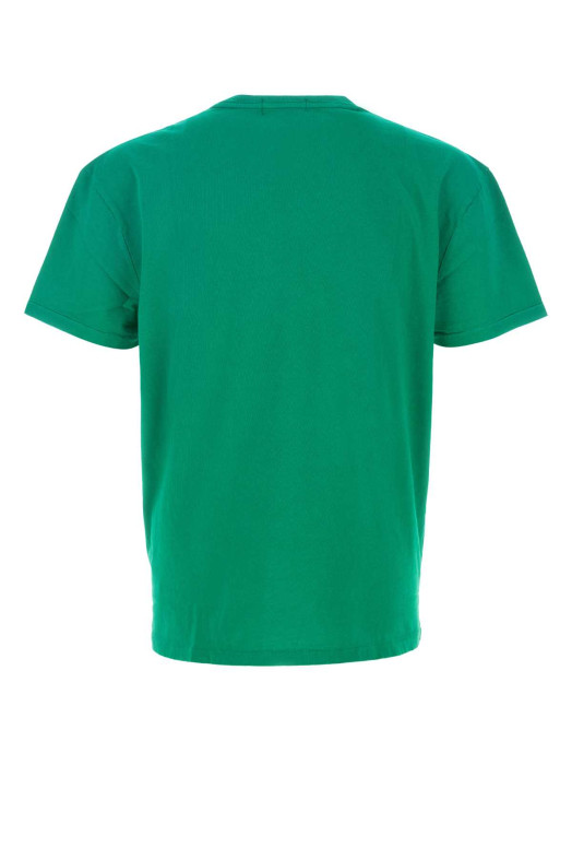 Grass green cotton t-shirt Blue POLO RALPH LAUREN (710B14574)