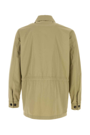 Бавовняне пальто Bradmore від BURBERRY салатового кольору (8120533)