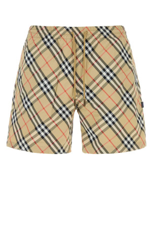 Шорти для плавання з принтом з нейлону BURBERRY (8129613)