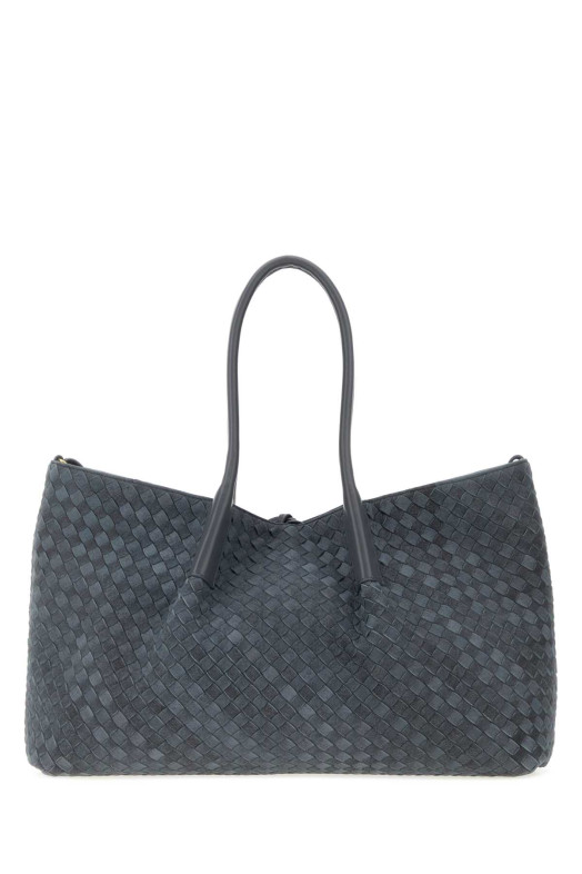 Air Force blue suede large Pinacoteca shopping bag BOTTEGA VENETA (817166V6LE1)