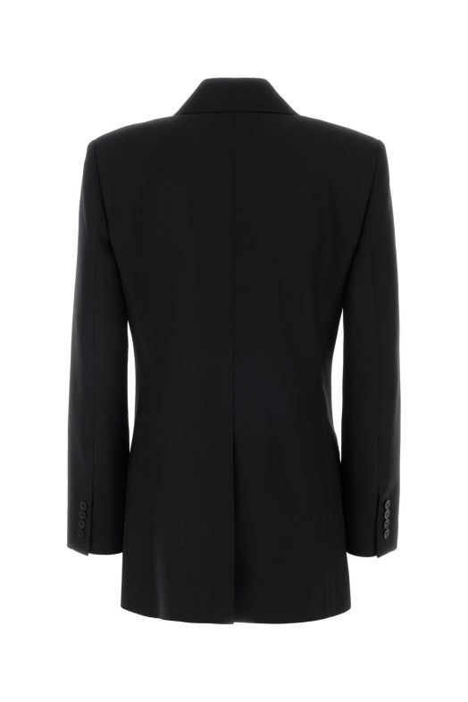 Черный шерстяной блейзер SAINT LAURENT (830671Y2J02)