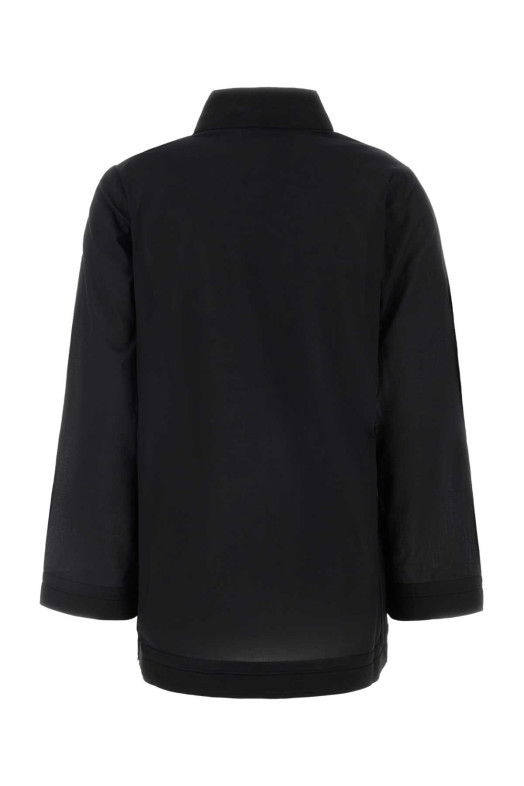 Black cotton blouse TORY BURCH (83308)