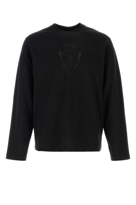 Black cotton blend t-shirt Black GUCCI (870518XJHTY)