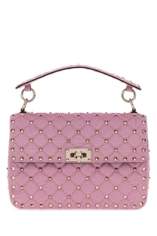 Pink fabric Rockstud handbag VALENTINO GARAVANI (8W0B0122DII)