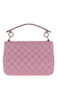 Pink fabric Rockstud handbag VALENTINO GARAVANI (8W0B0122DII)