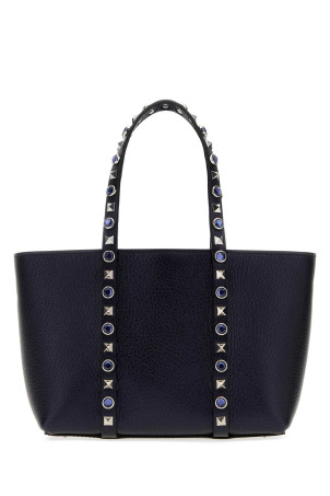 Міні-сумочка Rockstud з темно-синьої шкіри VALENTINO GARAVANI (8W0B0R05PAX)