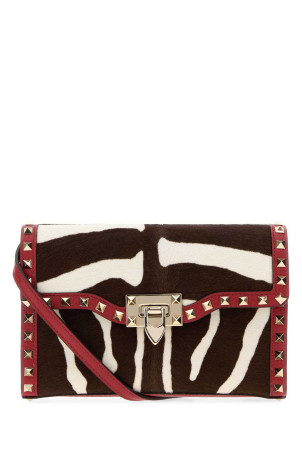 Сумка через плече Rockstud з принтом із телячої шкіри VALENTINO GARAVANI (8W0B0R43AWT)