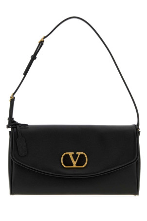 Black nappa leather DeVain shoulder bag Black VALENTINO GARAVANI (8W0B0T31ABM)