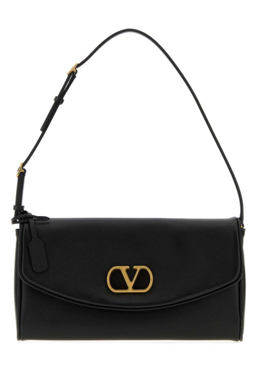 Black nappa leather DeVain shoulder bag Black VALENTINO GARAVANI (8W0B0T31ABM)