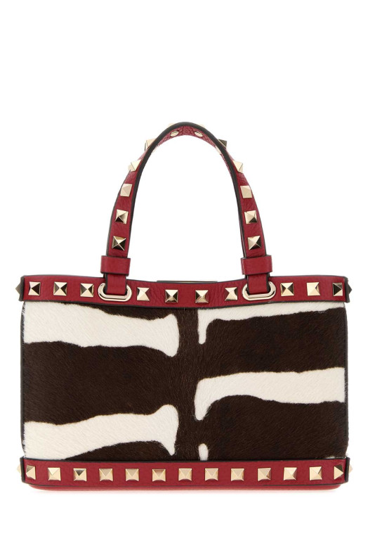 Printed calf hair Rockstud handbag VALENTINO GARAVANI (8W0P0AT0AWT)