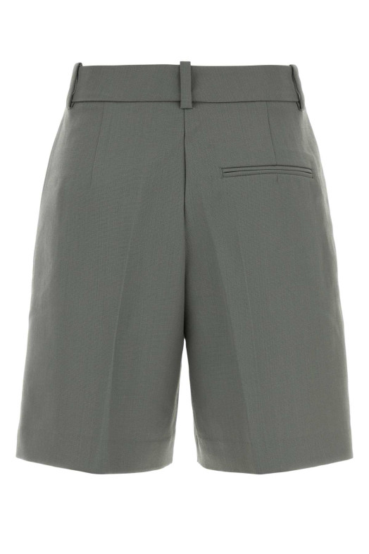 Grey twill Brice shorts ANINE BING (A0312017)