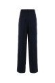 Midnight blue satin wide-leg Trent pant ANINE BING (A0312021)