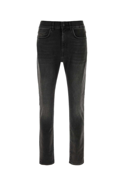 Джинсы из чёрного эластичного денима PT TORINO (C5KPN5Z0OA5330)