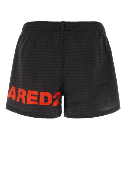 Плавки из полиэстера с принтом DSQUARED (D7B5C6600) DSQUARED2
