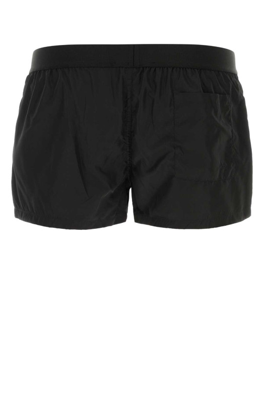 Черные плавательные шорты из полиэстера зеленого цвета DSQUARED (D7B766560) DSQUARED2