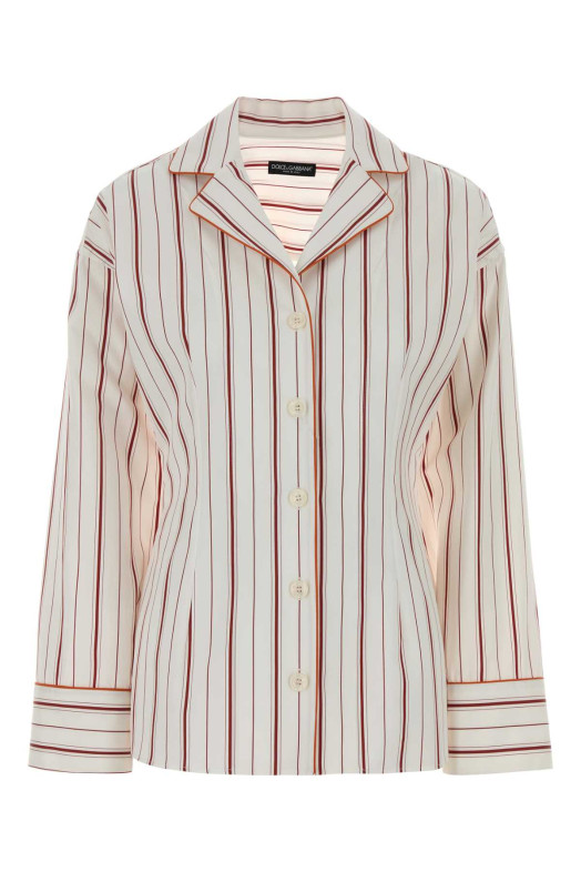Embroidered poplin shirt DOLCE & GABBANA (F5U71TFR51T)