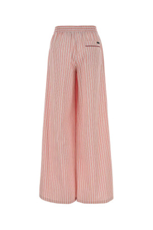 Штани з широкими штанинами з вишитого попліну DOLCE & GABBANA (FTDJETFR517) DOLCE & GABBANA