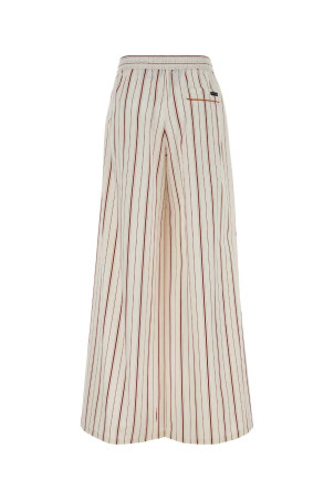 Штани з широкими штанинами з вишитого попліну DOLCE & GABBANA (FTDJETFR51T) DOLCE & GABBANA