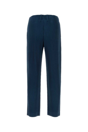 Чоловічі брюки темно-синього кольору з поліестеру з плісировкою ISSEY MIYAKE (HP66JF153) HOMME PLISSE' ISSEY MIYAKE