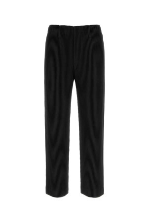 Чорні поліестерові штани для чоловіків PLISSE' ISSEY MIYAKE (HP66JF550) HOMME PLISSE' ISSEY MIYAKE