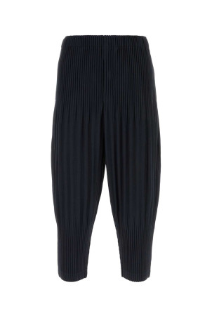 Чоловічі брюки з поліестеру кольору «північний синій» з плісировкою ISSEY MIYAKE (HP66JF553) HOMME PLISSE' ISSEY MIYAKE
