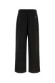 Black jersey wide-leg pant AMI (HTR868VI0052)