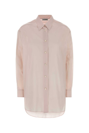 Світло-рожева сорочка з мусліну JIL SANDER (J03DL0223J45339)